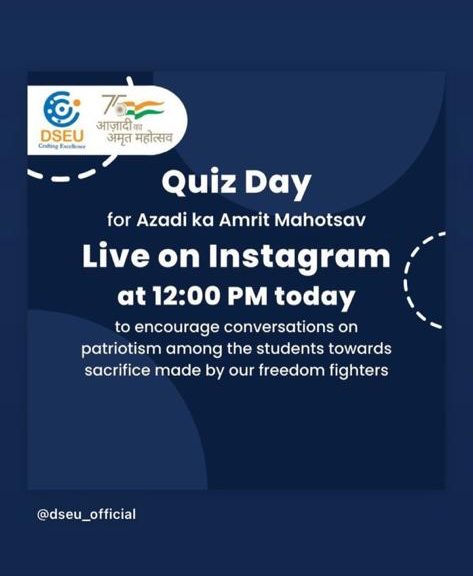 Quiz Celebrating 75th Independence Day – Azadi ka Amrit Mahotsav